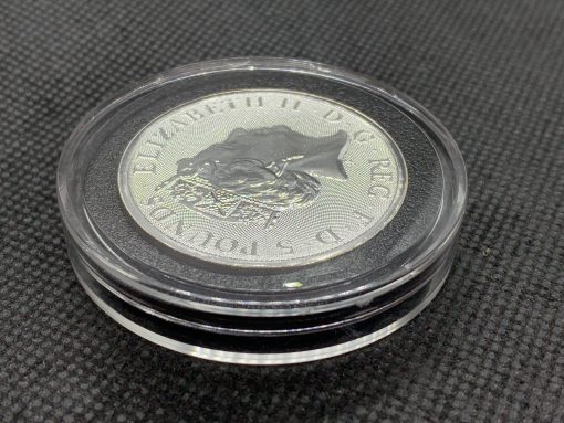 2021年 (新品) イギリス「クィーンズ ビースト・コンプリーター」純銀 2オンス 銀貨 #10723 - 画像 (6)