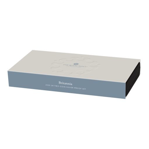 2025 (New) Great Britain Britannia Silver 1 oz Proof & Reverse Proof Coin【2 Coin Set】 - Image 8