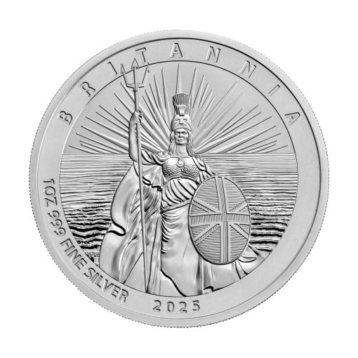 2025 (New) Great Britain Britannia Silver 1 oz Proof & Reverse Proof Coin【2 Coin Set】 - Image 5