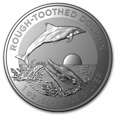 2023 (New) Australian Rough-Toothed Dolphin Silver 1 oz Coin