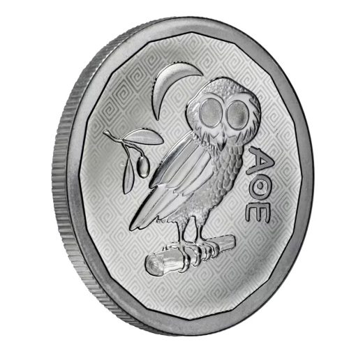 2024 (New) St. Helena Athena Owl Silver 1 oz Coin - Image 3