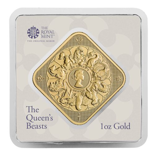 (New) Great Britain Queens Beast Completer Gold 1 oz Bar - Image 5