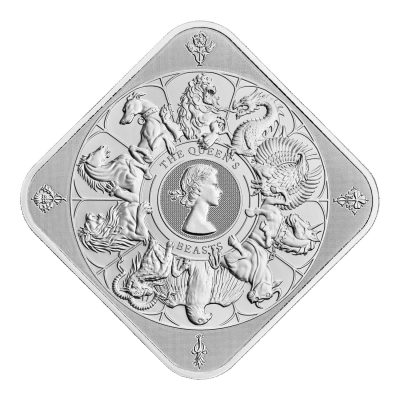 (New) Great Britain Queens Beast Completer Silver 10 oz Bar
