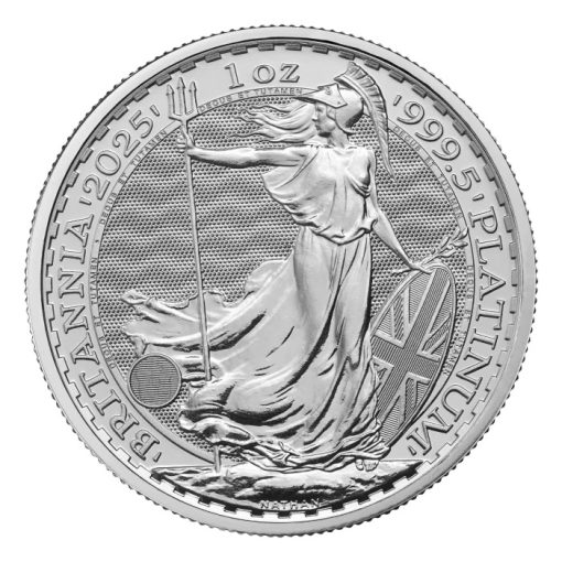 2025年 (新品) イギリス「ブリタニア」白金 純プラチナ 1オンス プラチナ貨