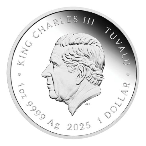 2025 (New) Tuvalu SpongeBob SquarePants - Patrick Star Silver 1 oz Color Proof Coin - Image 3