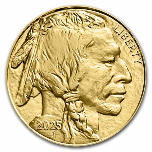 2025年 (新品) アメリカ「バッファロー」純金 1オンス 金貨 PCGS MS70 (ファーストストライク) - 画像 (2)