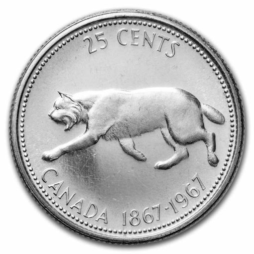 1967 (New) Canada Silver Coin【6 Coin Set】 - Image 6