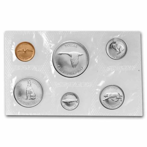 1967 (New) Canada Silver Coin【6 Coin Set】
