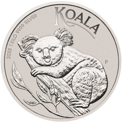 2025年 (新品) オーストラリア「コアラ」純銀 1キロ 銀貨