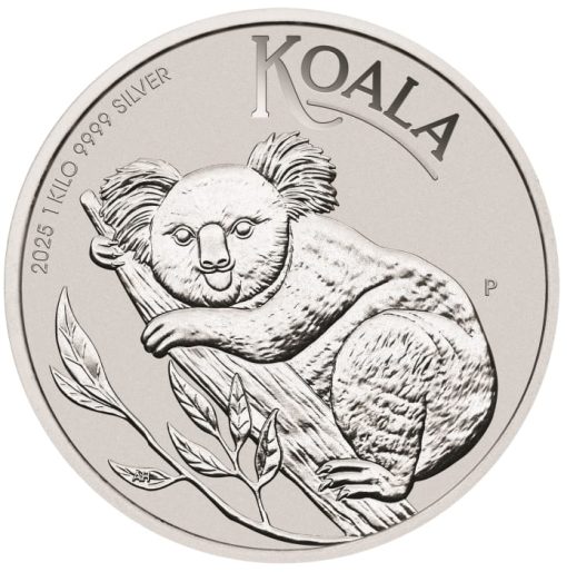 2025 (New) Australian Koala Perth Mint Silver 1 Kilogram Coin