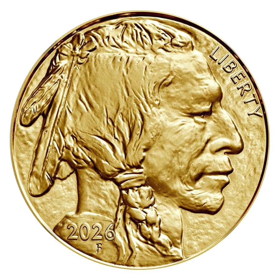 2026年 (新品) アメリカ「バッファロー」純金 1オンス 金貨 PCGS MS70
