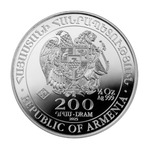 2025 (New) Armenian Noah's Ark Silver 1/2 oz Coin【20 coins】 - Image 3