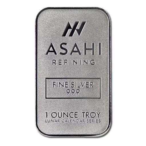 2025 (New) ASAHI Lunar Snake Silver 1 oz Bar - Image 4