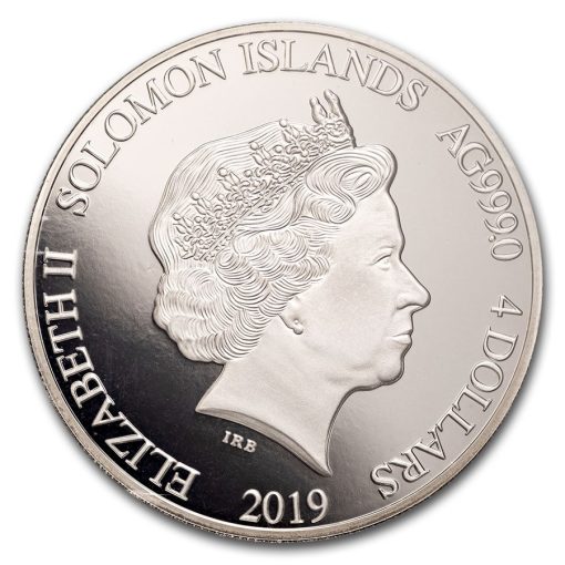 2019 (New) Solomon Islands Lady Liberty Silver 1.5 oz Proof Coin - Image 4