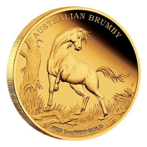 2023 (New) Australia Brumby Gold 1 oz Proof Coin - Image 4