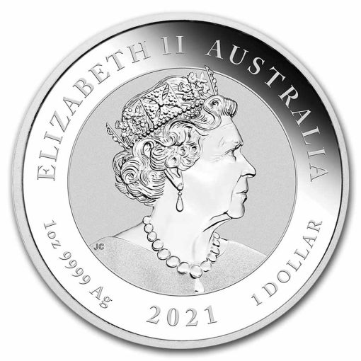 2021年 (新品) オーストラリア「クオッカ」純銀 1オンス 銀貨 - 画像 (2)