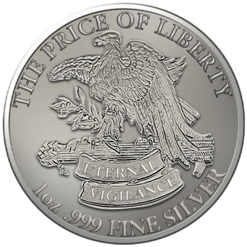 (New) USA Don't Tread On Me Silver 1 oz Round - Image 2