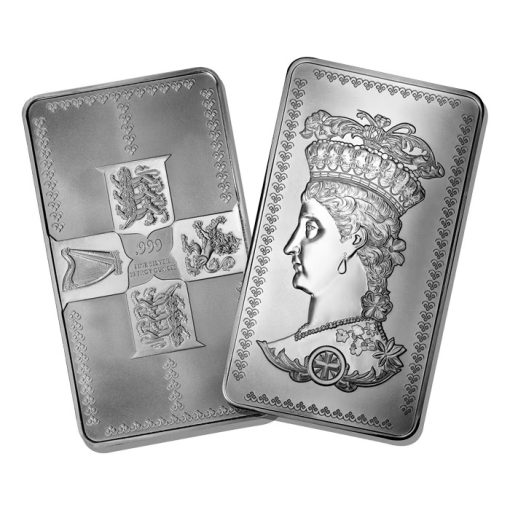 2024年 (新品) イギリス「ゴシッククラウン」純銀 10オンス バー - 画像 (3)