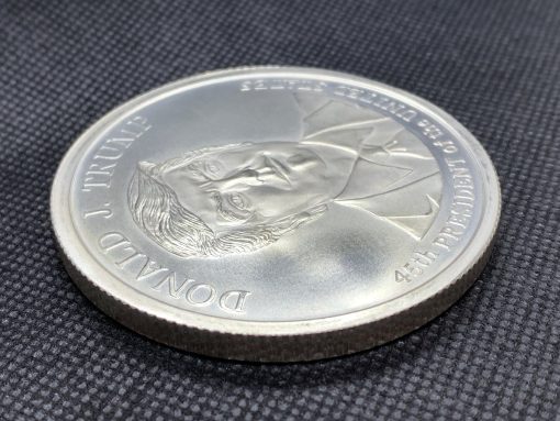 (New)「President Donald J. Trump」Silver 5 oz Coin #8096 - Image 5