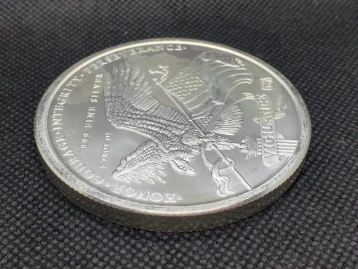 (New)「President Donald J. Trump」Silver 5 oz Coin #9834 - Image 6