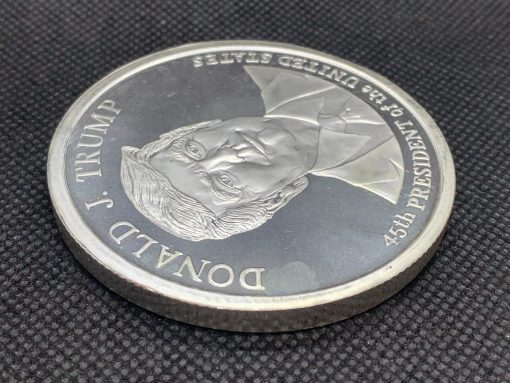 (New)「President Donald J. Trump」Silver 5 oz Coin #9834 - Image 3