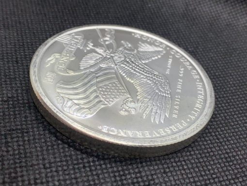 (New)「President Donald J. Trump」Silver 5 oz Coin #9834 - Image 5