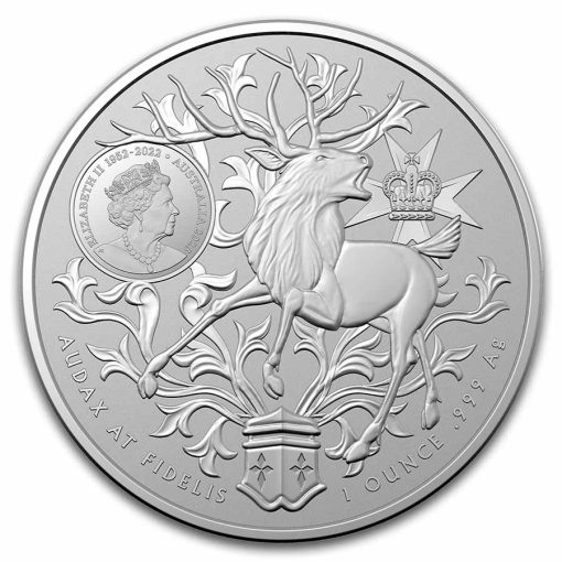 2023 (New) Australian Coat of Arms Queensland Silver 1 oz Coin - Image 2