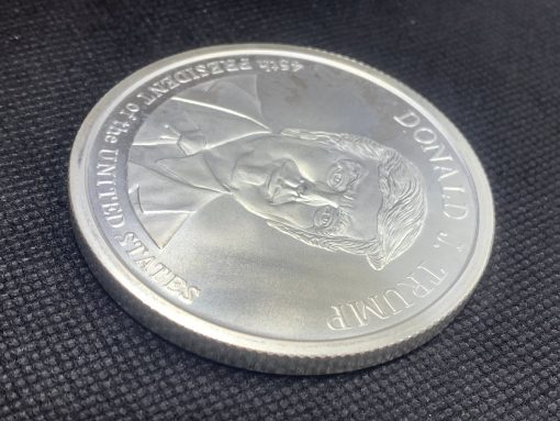 (New)「President Donald J. Trump」Silver 5 oz Coin #7987 - Image 3