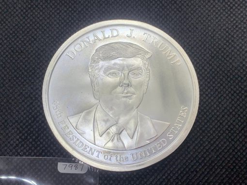 (New)「President Donald J. Trump」Silver 5 oz Coin #7987