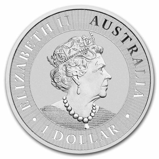2022 (New) Australia Kangaroo Perth Mint Silver 1 oz Coin - Image 2