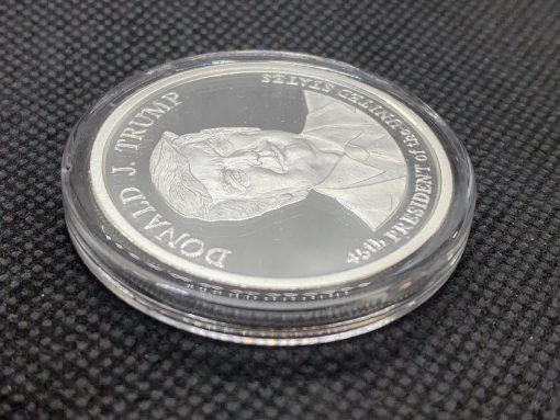 (New)「President Donald J. Trump」Silver 1 oz Proof Round #8300 - Image 6