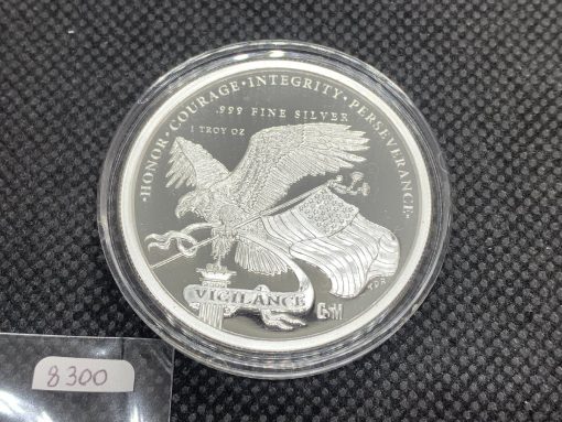 (New)「President Donald J. Trump」Silver 1 oz Proof Round #8300 - Image 3