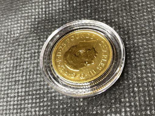 2025年 (新品) イギリス「ロイヤルチューダービースト・女王のパンサー」純金 1/4オンス 金貨 #11105 - 画像 (6)