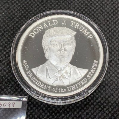 (新品) アメリカ「ドナルド・J・トランプ大統領」純銀 1オンス プルーフ メダル #8099