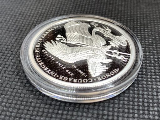 (新品) アメリカ「ドナルド・J・トランプ大統領」純銀 1オンス プルーフ メダル #5791 - 画像 (8)