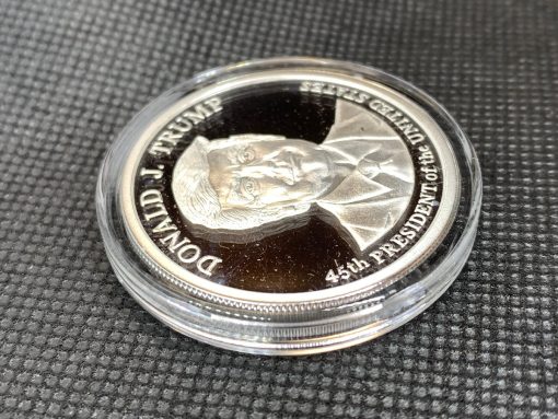 (新品) アメリカ「ドナルド・J・トランプ大統領」純銀 1オンス プルーフ メダル #5791 - 画像 (7)