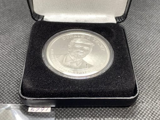 (新品) アメリカ「ドナルド・J・トランプ大統領」純銀 1オンス プルーフ メダル #5791