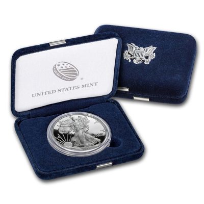 2018年 (新品) アメリカ「イーグル・ウオーキング リバティ」純銀 1オンス プルーフ 銀貨
