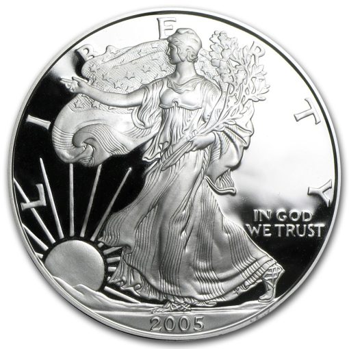 2005 (New) American Eagle Walking Liberty Silver 1 oz Proof Coin - Image 2