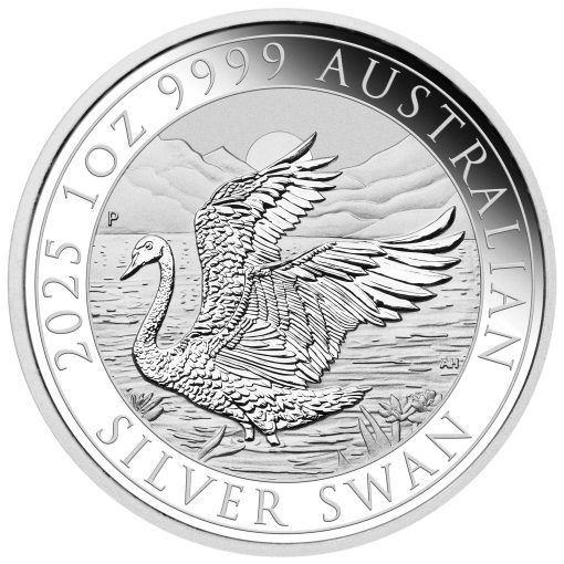 2025年 (新品) オーストラリア「白鳥・ハクチョウ・スワン」純銀 1オンス 銀貨