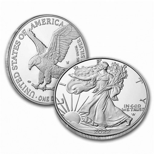 2022 (New) American Eagle Walking Liberty Silver 1 oz Proof Coin - Image 4