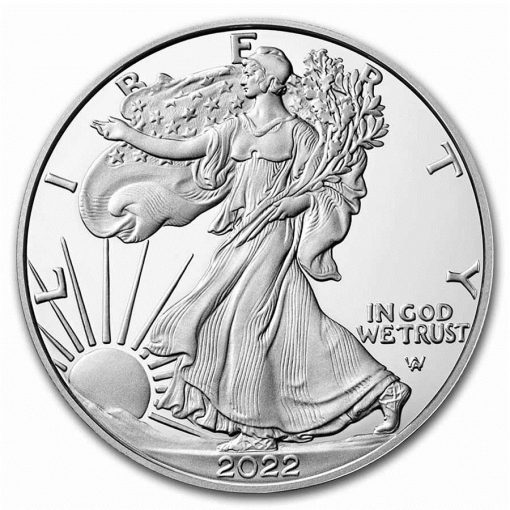 2022 (New) American Eagle Walking Liberty Silver 1 oz Proof Coin - Image 2
