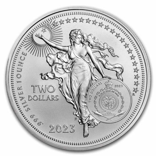 2023 (New) Niue Icons Marie Curie Silver 1 oz Coin NGC MS70 - Image 3