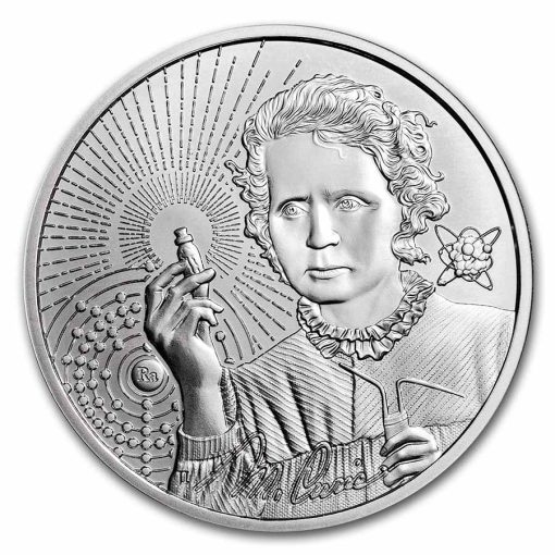 2023 (New) Niue Icons Marie Curie Silver 1 oz Coin NGC MS70 - Image 2