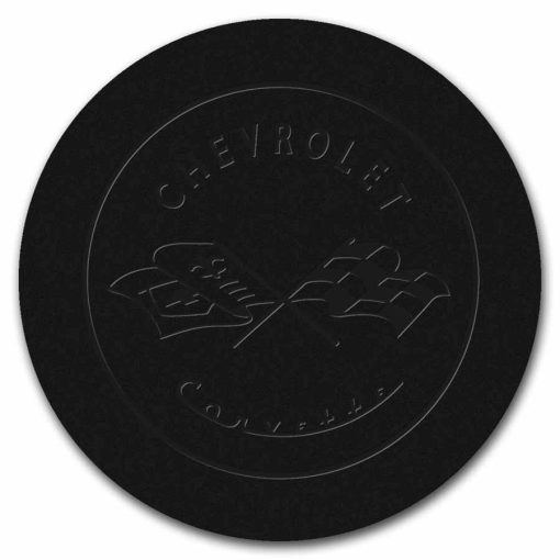 (新品) アメリカ「コルベット・クラシックエンブレム」純銀 2オンス ハイリリーフ カラー メダル - 画像 (8)