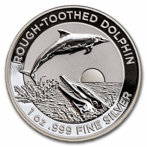 2023 (New) Australian Rough-Toothed Dolphin Silver 1 oz High Relief Proof Coin - Image 2