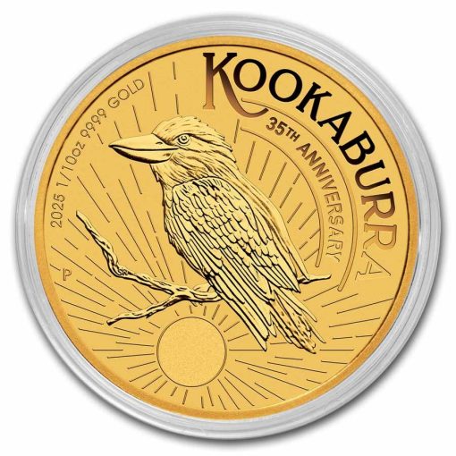 2025年 (新品) オーストラリア「クッカ バラ・ワライカワセミ」純金 1/10オンス 金貨 - 画像 (4)