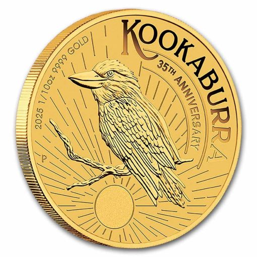 2025年 (新品) オーストラリア「クッカ バラ・ワライカワセミ」純金 1/10オンス 金貨 - 画像 (3)
