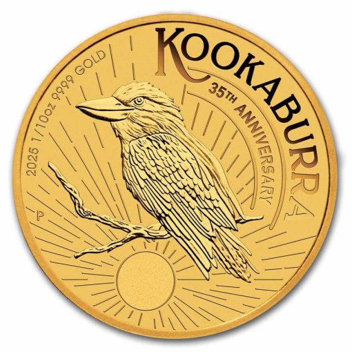 2025年 (新品) オーストラリア「クッカ バラ・ワライカワセミ」純金 1/10オンス 金貨
