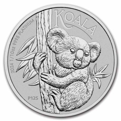 2024 (New) Australian Koala Perth Mint Platinum 1/10 oz Coin